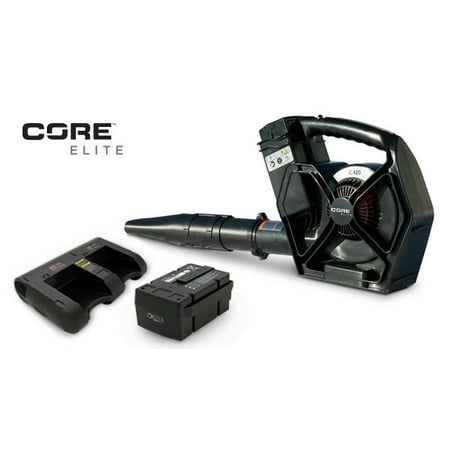 CORE E420 ELITE LEAF BLOWER Handheld Gasless 1-Battery 1-45-Minute Dual Charger