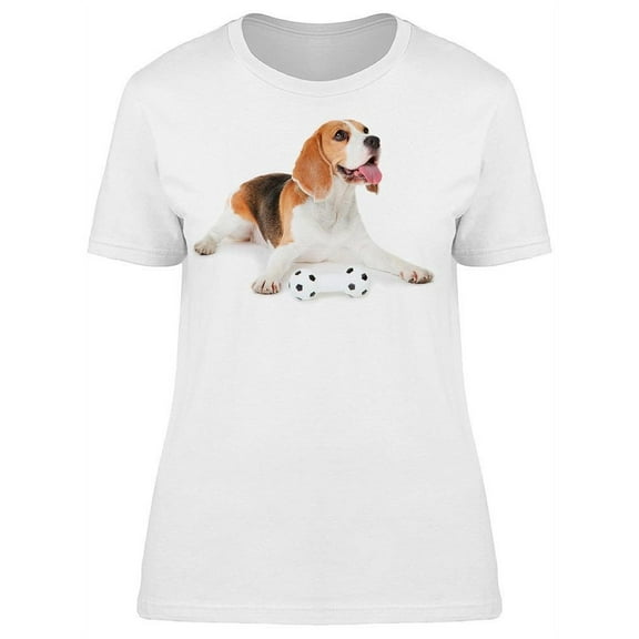Beagle Dog With Soccer Balls T-Shirt Women -Image by Shutterstock, Female 3X-Large
