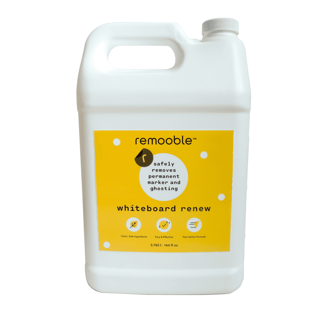 Remooble NonToxic Dry Erase Whiteboard Cleaner Spray, 1 Gallon