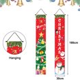 thumbnail image 2 of Banners navideños para puerta, decoración navideña para el porche delantero, patio, pared, decoración navideña colgante para el hogar, casa de campo, patio, fiesta, 2 of 7