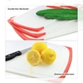 thumbnail image 5 of Belwares Plastic Cutting Boards Set of 3, with Non-Slip Feet & Deep Drip Juice Groove, 5 of 6