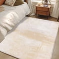 thumbnail image 4 of Beige Runner Rug 2.7x5 FT, Non Slip Entryway Carpet, Retro Oil Painting Modern Abstract Art Aesthetics Washable Soft Floor Carpet Entrance Mat Non-Shedding Throw Rug for Hallway Laundry Room Bedside, 4 of 9