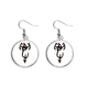 thumbnail image 1 of Pendientes de plata colgantes Unbranded Apellido Xie, 1 of 3