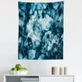 thumbnail image 1 of Marble Print Tapestry, Antique Stone Blurry Distressed Motley Fractal Effects Illustration Art, Fabric Wall Hanging Decor for Bedroom Living Room Dorm, 5 Sizes, Blue, by Ambesonne, 1 of 1