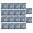 thumbnail image 1 of Juego de 18 películas adhesivas de vinilo Sunnimix azulejos de mosaico 3D, 1 of 7