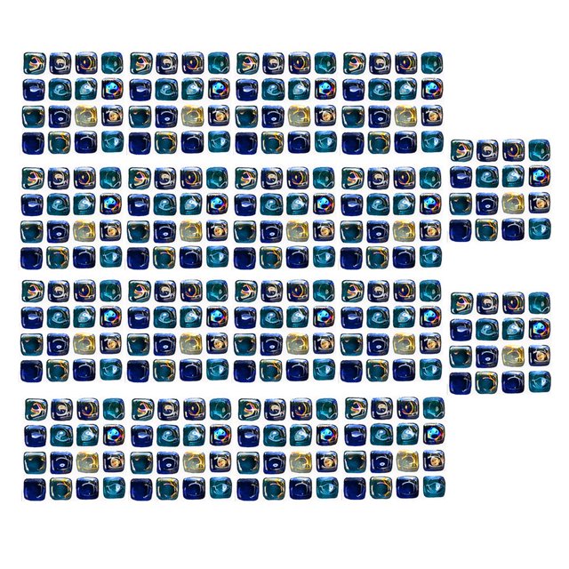 Juego de 18 películas adhesivas de vinilo Sunnimix azulejos de mosaico 3D
