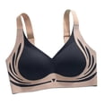 thumbnail image 1 of Lifting Anti-Sagging Wireless Push-Up Bra Machine Washable Comfort Underwear for Matching Clothes, 1 of 5