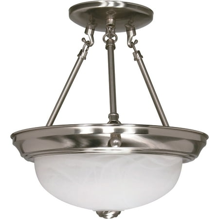 

Nuvo Lighting 60/200 Ceiling Fixtures Indoor Lighting Semi-Flush ;Brushed Nickel