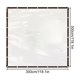 thumbnail image 1 of Fiudx Lona Transparente de Vinilo Pe de Alta Resistencia, Cubierta Impermeable Transparente, Protección para Jardín Exterior, Toldo para Patio, Equipo de Camping, Ojales de Fácil Instalación., 1 of 2