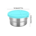 thumbnail image 3 of Vwrxbz Stainless Steel Lunch Box with Silicone Lid Divided Snack Container Portable Bento Box for Kids Adults Leakproof, 3 of 9