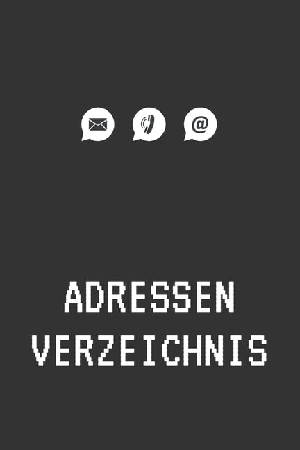 Adressenverzeichnis: Adressbuch Für Kontakte Und Telefonnummern ...