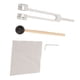 thumbnail image 1 of Diapasón De 128 Hz, Diapasón De 128 Hz Para Curar aleación De Aluminio Para Limpieza De Oídos De Gran Tamaño Con Mazo Para Masaje, 1 of 7