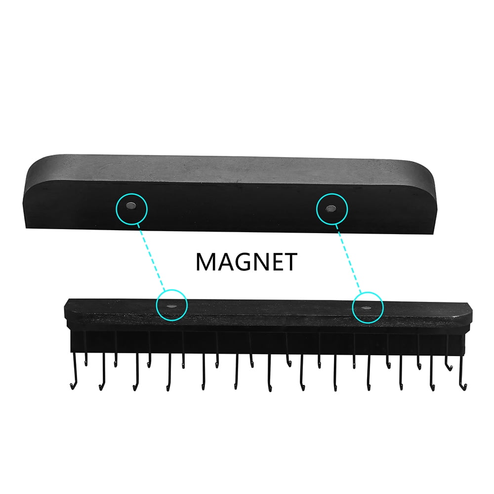 Kepooman Jewelry Organizer, Wall Mounted Rotating Jewelry Holder Hanging Storage Display With 25 Hooks for Necklaces Bracelet Earring Ring, Black Kepooman Jewelry Organizer, Wall Mounted Rotating Jewelry Holder Hanging Storage Display With 25 Hooks for Necklaces Bracelet Earring Ring, Black