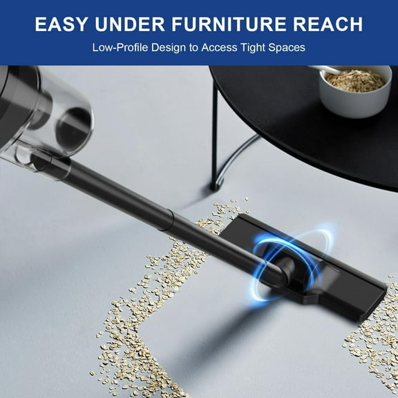 Corded Vacuum Cleaner - 6-in-1 Lightweight Hard Floor Vacuum with Powerful Suction