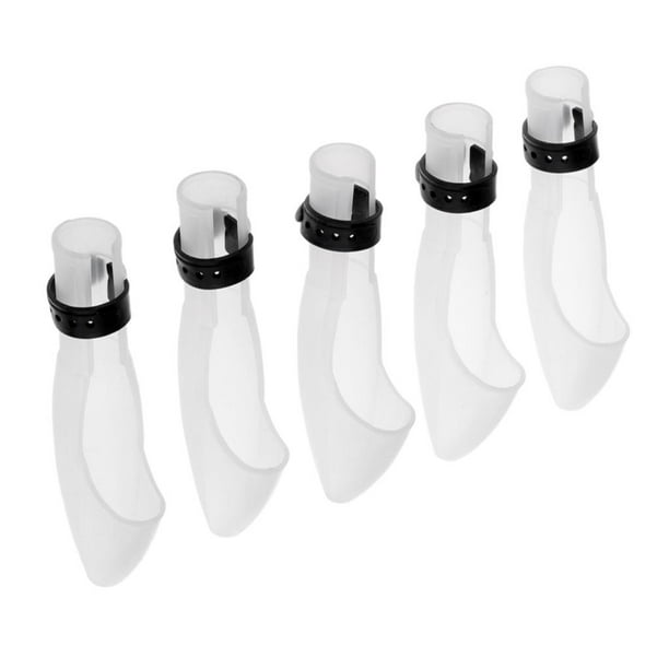 5 protectores de tapa de caña de pescar. Tapa de caña de pescar de plástico, accesorios de pesca. 6