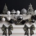 thumbnail image 5 of Christmas Snowflake Wired Ribbon 2.5 Inches 2 Rolls Satin Glittered Snowflake Wired Edge Christmas Ribbon for Tree Gift Wrapping Home Decorations Bow DIY Craft 12 Yard, 5 of 6