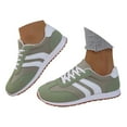 thumbnail image 2 of Womens Casual Fashion Sneakers Classic Retro Walking Shoes (Green 36), 2 of 7
