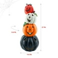 thumbnail image 3 of Haunted Hill Farm 27 in Halloween Stacked Jack-o-Lantern Decoration, HHRS027-PMP0-MLT, 3 of 14