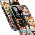 thumbnail image 2 of Cats in Bonnets Phone Case – Vintage Painterly Cat Portrait Phone Cover for iPhone 16 15 14 13 12 11 Pro Max, 2 of 6