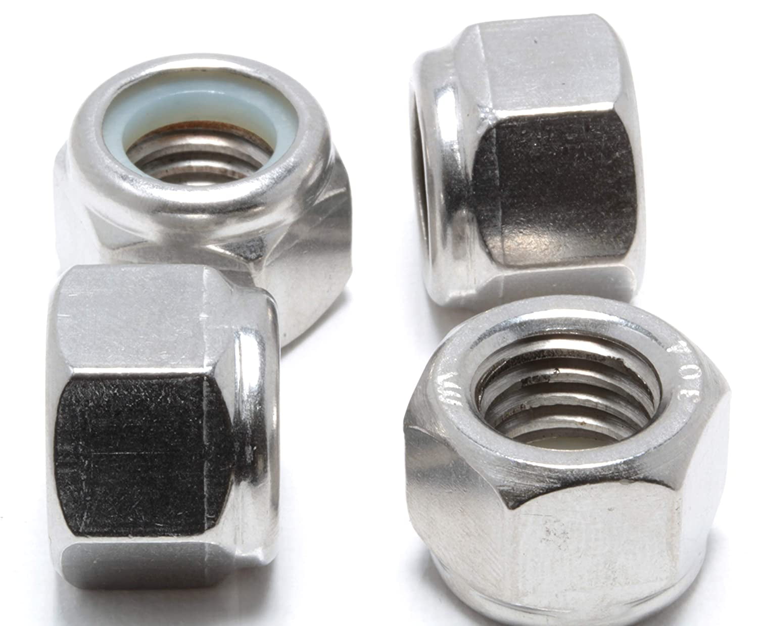 10 Pack #5-40 #4-40 #6-32 #12-24 Stainless Hex Lock Nut 304 by Bolt Dropper 