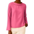 thumbnail image 2 of Office Wear for Women 2026 Kelon Dresses for Women Long Sleeve Crew Neck Cute Trendy Going Out Tops Blouses Business Casual Outfits, 2XL, 2 of 4