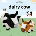 thumbnail image 4 of Soft Cow Stuffed Animal Plush Toy -11.8'' Cute Fluffy Cow Plush Pillow Doll Birthday Gifts Companion, 4 of 11
