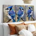 thumbnail image 4 of Hieng Unframed Canvas Print Oil Painting Blue Jay Canvas Art Bird Animal Wall Art Decoration Gift, 4 of 6