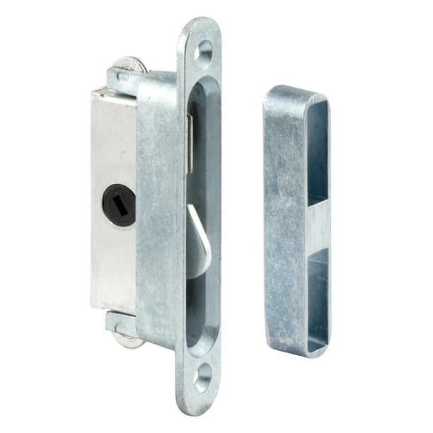 PrimeLine Mortise Lock, 37/8 in. Mounting Holes on Center, Aluminum Housing, 45 Degree Keyway