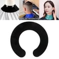thumbnail image 4 of 1 Pce Collier de Coupe de Salon de Coiffure Réglable, Collier de Coupe en Silicone pour Salon de Coiffure Femmes Hommes - Noir, Diamètre Extérieur 30cm, 4 of 10
