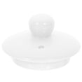 thumbnail image 2 of Tapa de cerámica blanca para taza de té, tapa universal de cerámica para tetera, tapa pulida para vajilla de té (repuesto), 2 of 8