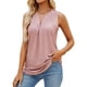 thumbnail image 2 of Chaleco delgado con cuello en V y agujeros de color sólido para mujer Tops femeninos OAVQHLG3B Store lin121212, 2 of 4