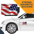 thumbnail image 7 of Magnet Me Up Opposing Waving American Flag Vinyl Magnet, 4x6 In, Red, White, Blue, 7 of 7