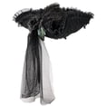 thumbnail image 5 of Jiibva Renaissance Pirate Hat with Lace Brim Steampunk Style Cap Halloween Party, 5 of 7