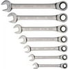 Stanley 7 Piece Ratcheting Wrench Set Sae