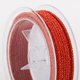 thumbnail image 1 of Granjero Gordo Cuerda trenzada decorativa de 2 mm y 5 yardas para manualidades, color rojo, 1 of 5