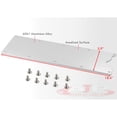 thumbnail image 3 of AJP Distributors LS Gen III 3 Low Profile Billet Aluminum Engine Valley Pan Cover Plate Bolts Knock Sensor Delete Compatible/Replacement For Chevrolet GM Chevy LS1 LS6 L59 LSX LM7 LR4 LQ4 LQ9 LM4 L33, 3 of 4
