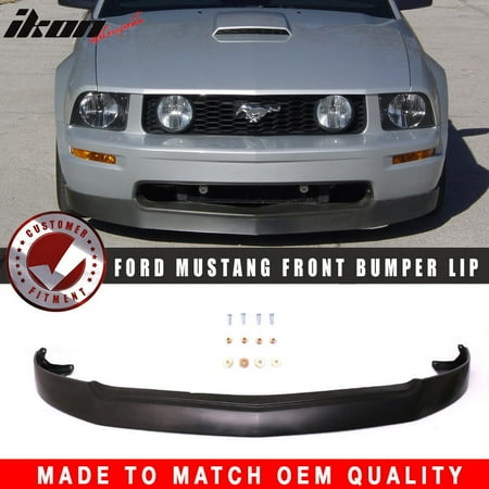 Lip Mount Spoiler - Fits 05-09 Ford Mustang V8 GT 4.6L Front Bumper Lip Chin Spoiler