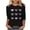 Black, variant on lcziwo Valentine Tshirts Shirts Women 3/4 Sleeve Tunic Tops Graphic Print Crewneck Valentine's Day Heart Tshirts Blouses 2025 Black M