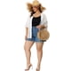 thumbnail image 3 of Plus Size Cardigan for Women Cover Up Lace Panel Texture Printed Summer Boho Cardigans White 2X, 3 of 7