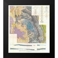 thumbnail image 2 of USGS 12x13 Black Modern Framed Museum Art Print Titled - Captiol Reef Wayne Garfield Counties Utah, 2 of 5
