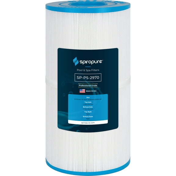 SpiroPure Replacement for Unicel C-5345 Pleatco PLBS50 Filbur FC-2970 Pentair R173584 Rec Warehouse 173584 Waterway 817-0014 Hot Tub Spa Pool Replacement Cartridge