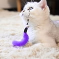 thumbnail image 3 of Funny Feather Cat Plush Teaser Wand with Bell Pet Interactive Feather Toys Cat Stick Toy for Kitten Catching Toy Playing Teaser Cat Supplies #462588, 3 of 8