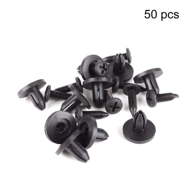 50 Pcs Clips de Pare-Chocs de Voiture Clips de Retenue en Plastique pour Remplacement