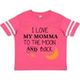 thumbnail image 3 of Inktastic I Love My Momma to the Moon and Back Boys or Girls Toddler T-Shirt, 3 of 5