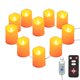 thumbnail image 2 of Luz Led De Cadena De Velas Sin Llama Con Luz Blanca Cálida Luz De Cadena Integrada Velas Led Parpadeantes Alimentadas Por Usb Decoración Para El Banquete De Boda En El Hogar Minnieouse HA027972-01, 2 of 6