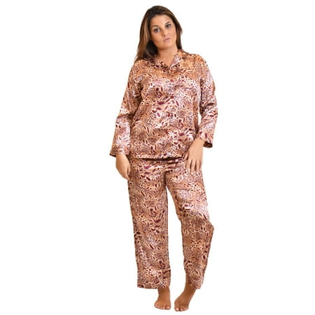 

Up2date Fashion s Women s Pastel Animal Print Pajamas