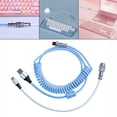 thumbnail image 3 of TPE Metal 7M Cables de de aviación en desmontable -70cm Tipo de torllo Cable de aviación Macarena Cable de espiral en espiral, 3 of 8