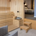 thumbnail image 3 of ALEKO KDS06 Hemlock Wood Sauna Step Stool Bench and Storage Shelf, 3 of 3