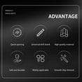 thumbnail image 4 of M35 Stainless Steel Step Drill Bits Pagoda Drill Bits High, 4 of 8