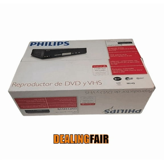 Philips DVP3345VB DVD/VCR Combo Player (New)